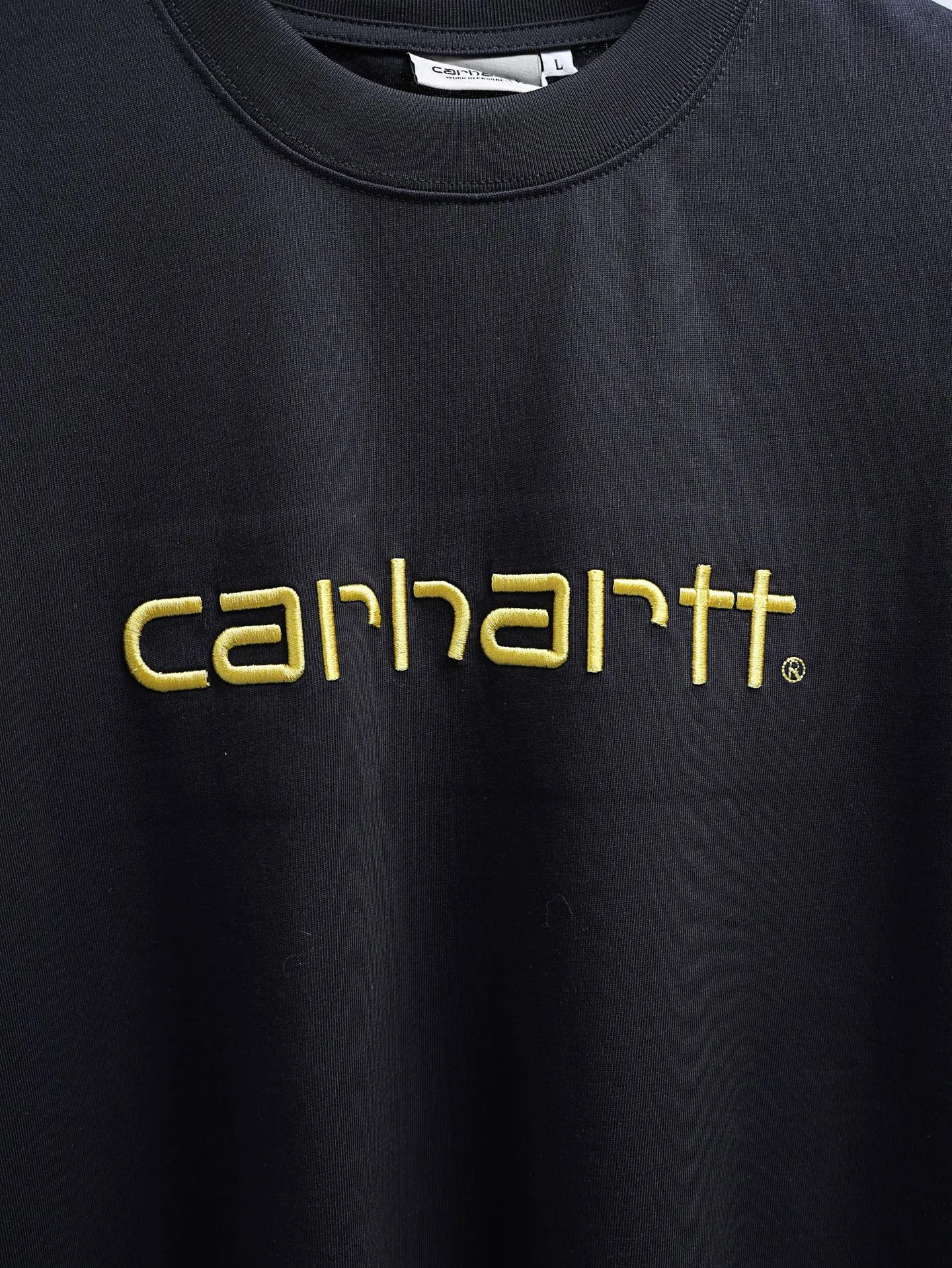 Carhartt 2꯭0꯭2꯭6 new spring and summer models ❤️ original ⌚️ high version Carhartt fabric is made of high-density pure cotton, does not deform and does not shrink. Process introduction: double thread movement. The chest logo uses high-quality embroidery🪡 technology. Color: Navy Blue SIZE: M-XXL